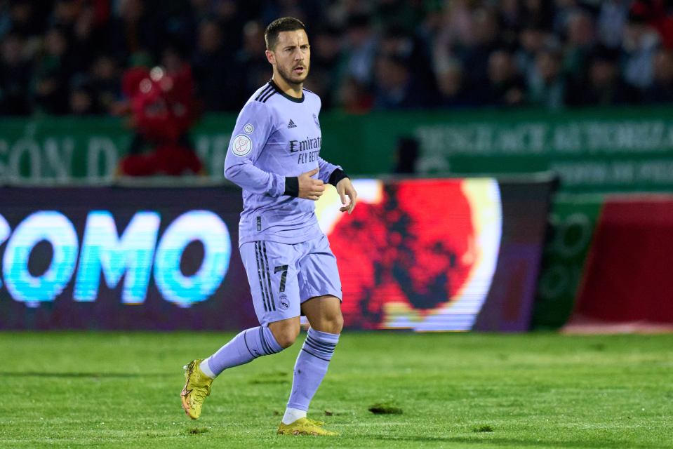 Real Madrid ace Eden Hazard will be sidelined with another knee knock