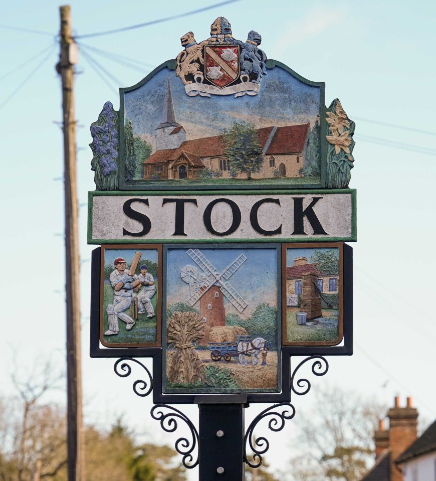 The quaint Essex village of Stock