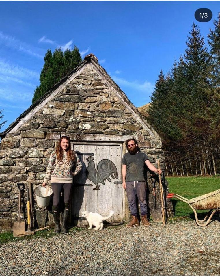 Stef Burgon and her partner Simon Hunt transformed their outhouse into a posh loo