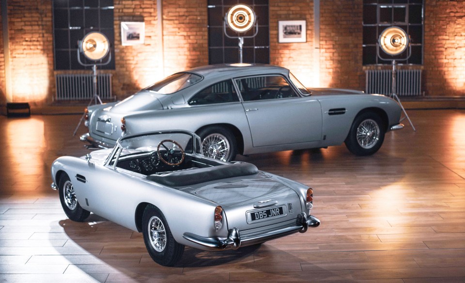 Classic car lovers can also channel their inner James Bond with the Aston Martin DB5 Junior