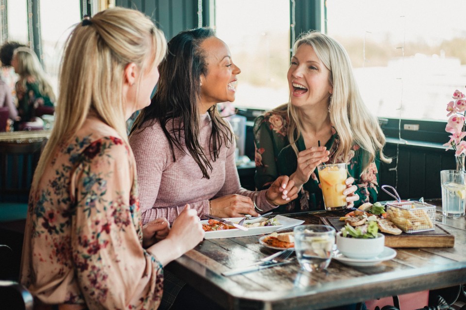 Research found women happier with their social lives in middle age were healthier as they got old (stock image)