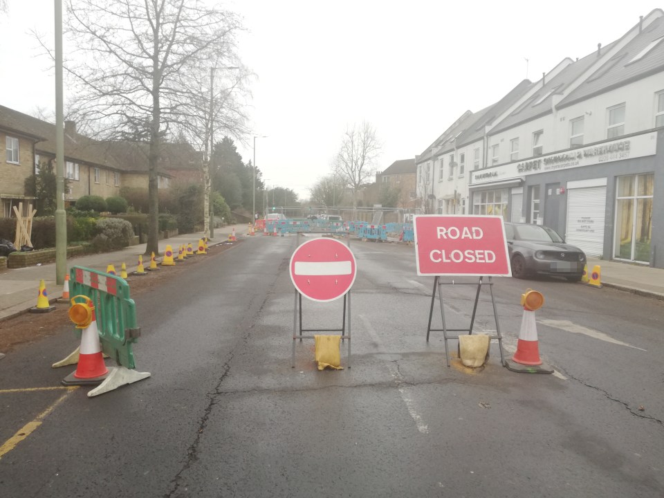 Residents say the road closure caused chaos in their residential cul-de-sac