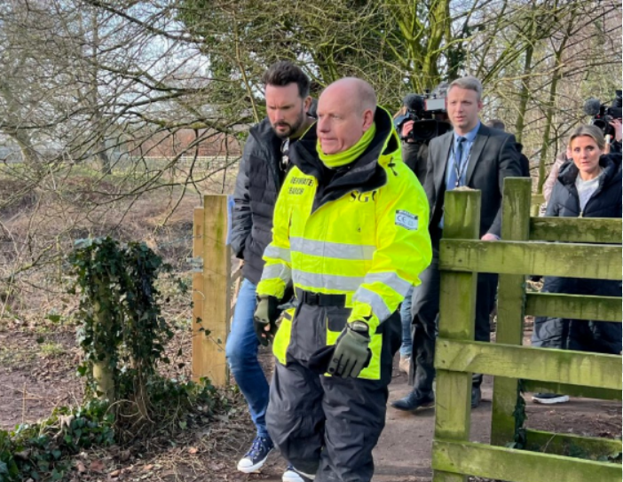 On Wednesday, Nicola's partner Paul Ansell was pictured visiting the scene on the River Wyre where Nicola Bulley was last seen on January 27