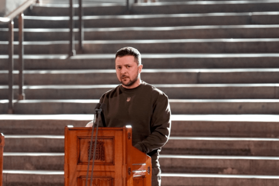 Zelensky later addressed parliamentarians in Westminster Hall