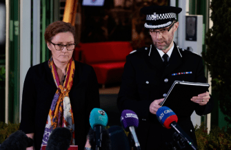 Lancashire Police’s Assistant Chief Constable Peter Lawson and Detective Chief Superintendent Pauline Stables spoke at the press conference