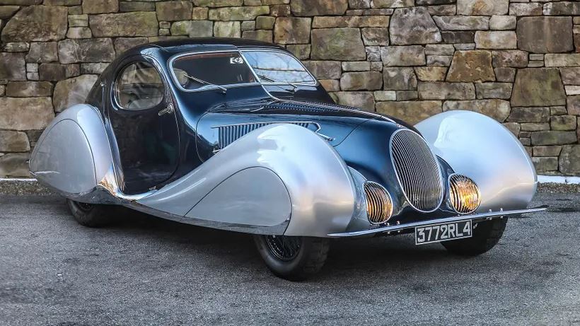 The 1937 Talbot-Lago T150-C-SS Teardrop Coupe is a motor masterpiece