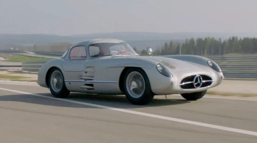 The ultra-rare 1955 Mercedes-Benz 300SLR Uhlenhaut Coupe went for a whopping £115million on auction