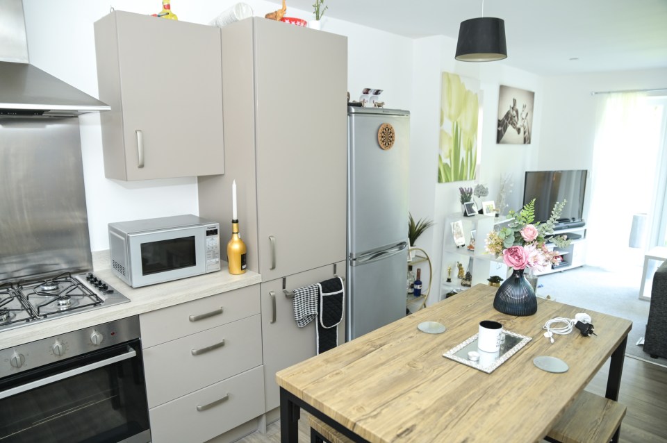 A kitchen in one of the properties at The Marches in Wolverhampton