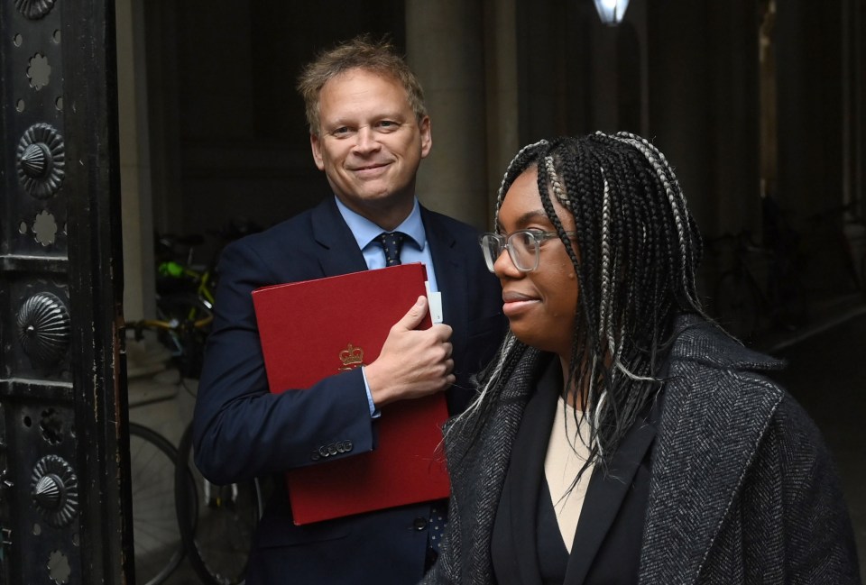 Grant Shapps will head up the new Department for Energy and Net Zero and Kemi Badenoch has been promoted to lead the new Department for Business and Trade