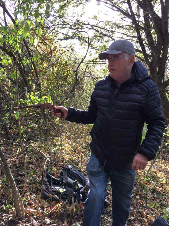 He found sporting guns as well as the family silver