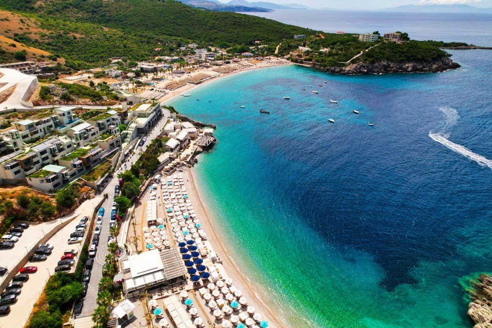 Jale Beach is a paradise on the Albanian Riviera