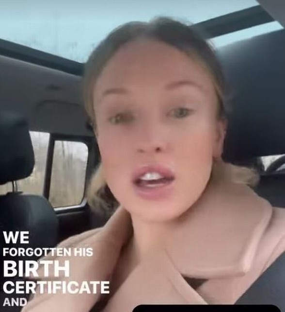 Jorgie shared her blunder-filled trip to get baby Forest's first passport