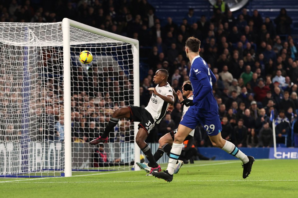 Kai Havertz came closest for Chelsea but his effort was cleared off the line