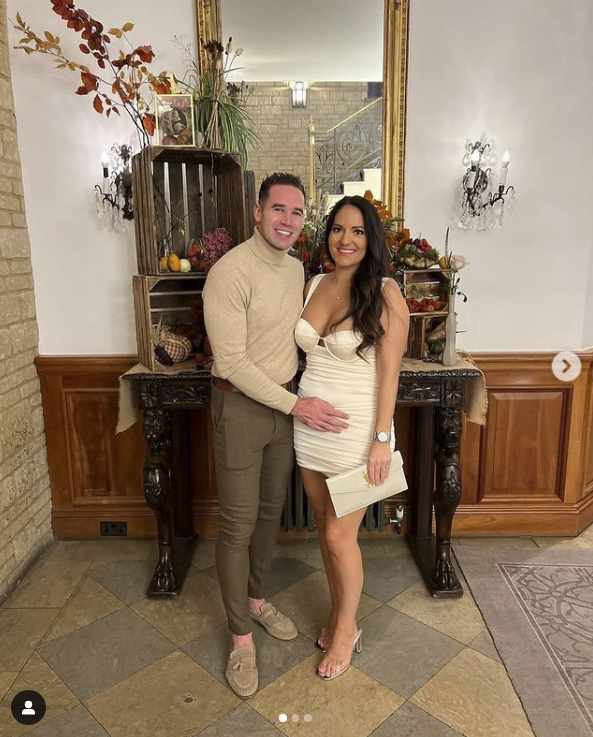 Kieran Hayler and partner Michelle sparked pregnancy rumours