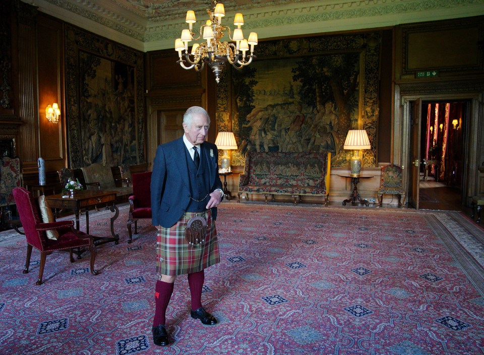 The palace is now King Charles' official Scottish residence