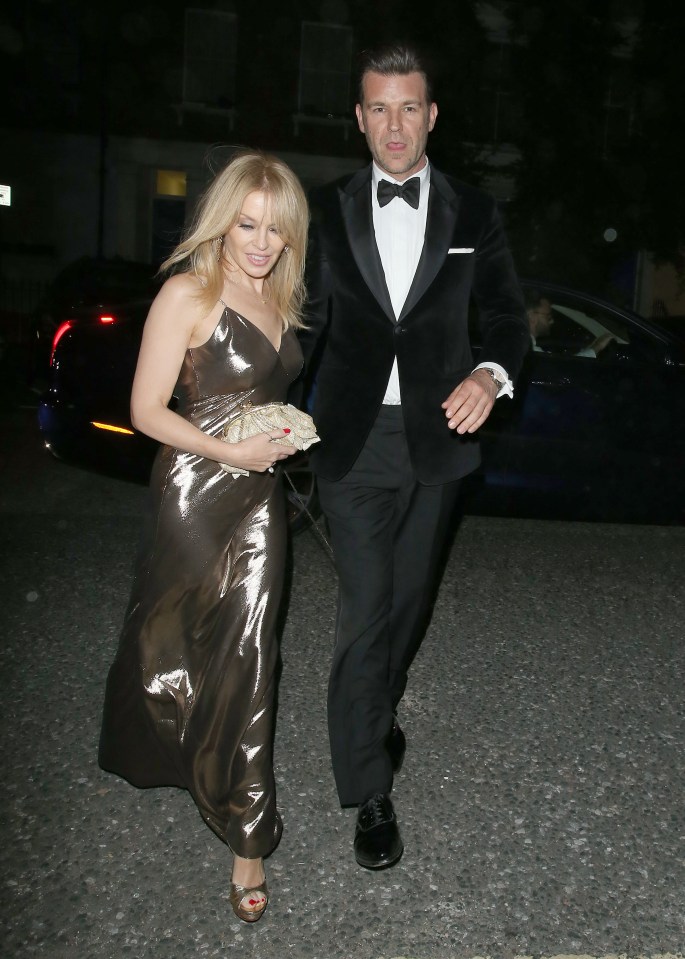 Kylie Minogue has split from her British boyfriend Paul Solomons