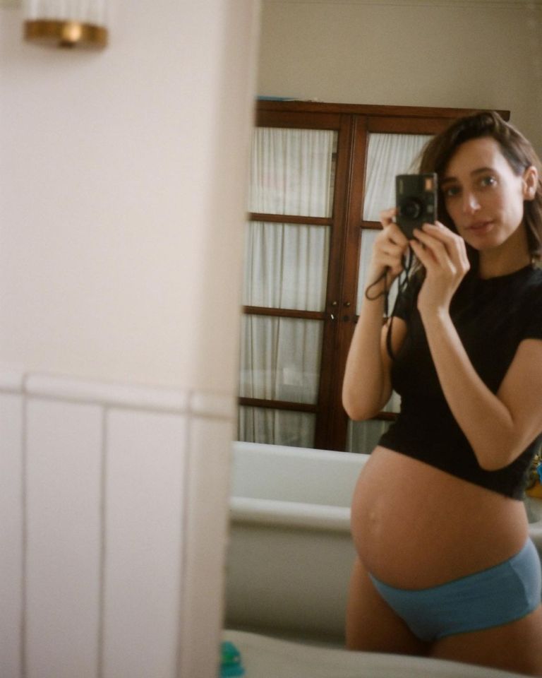 The star posed in her underwear as she revealed she largely kept all of her pregnancies a secret