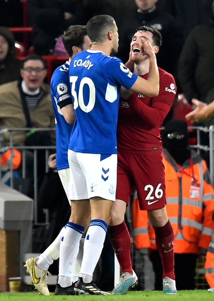 Conor Coady gets involved in the row