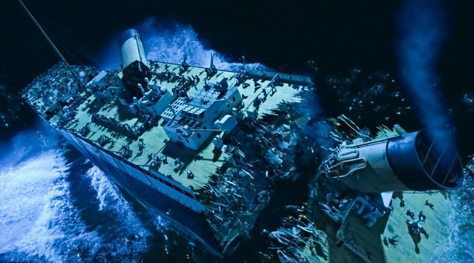 Claes-Göran Wetterholm claims the stern couldn't have risen up near-vertically and fallen into the sea as it did in the film