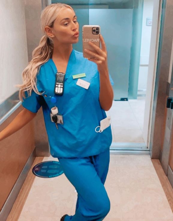 Rachel went back to work as a nurse soon after Love Island