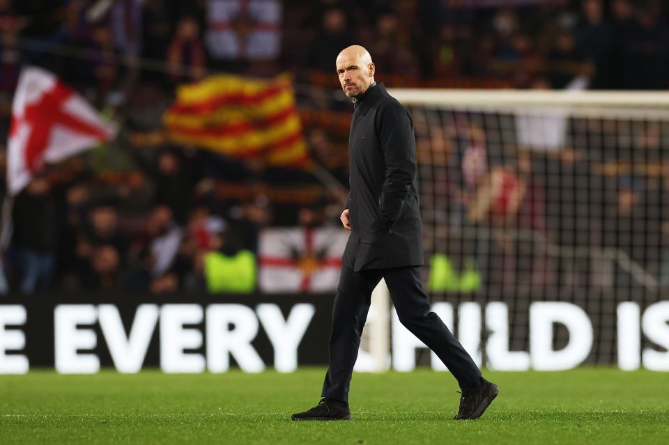 Erik ten Hag after the draw in Barcelona