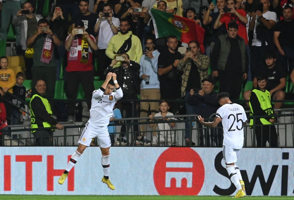 Cristiano Ronaldo helped Manchester United to a win in Chisinau in September