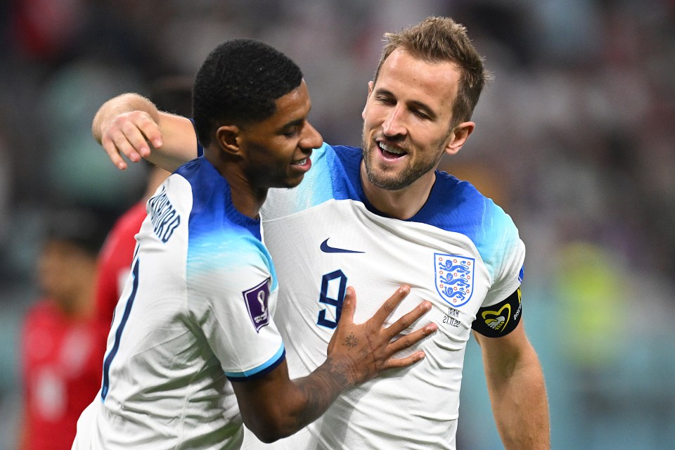 Bayern are after England duo Marcus Rashford and Harry Kane