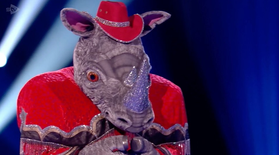 Rhino was finally unmasked on tonight's Masked Singer finale