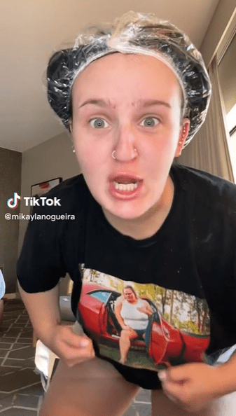 TikTok star Mikayla Nogueira showed fans her incredible make-up transformation before watching Rihanna at the Superbowl