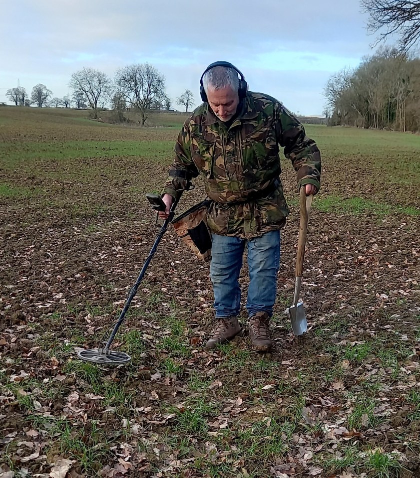 Tony finds metal detecting relaxing and never expected to discover such a huge fortune