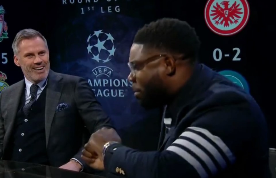 Micah Richards appeared on CBS Sports' Champions League coverage