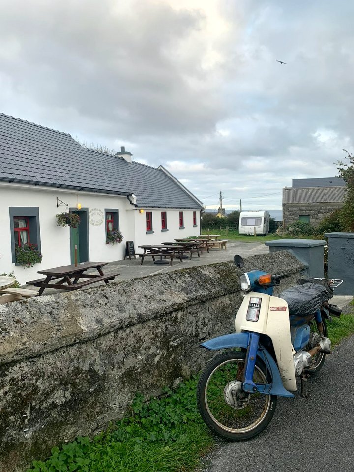 The tiny island is very peaceful but only has one pub