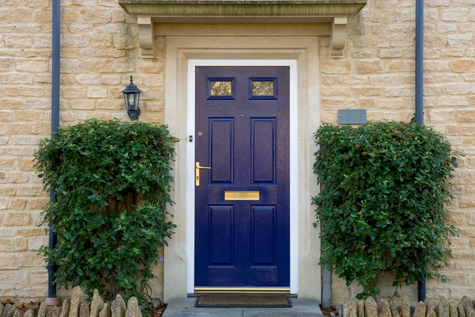 Dark blue doors can often make your home look drab, so think twice before getting the paintbrush out