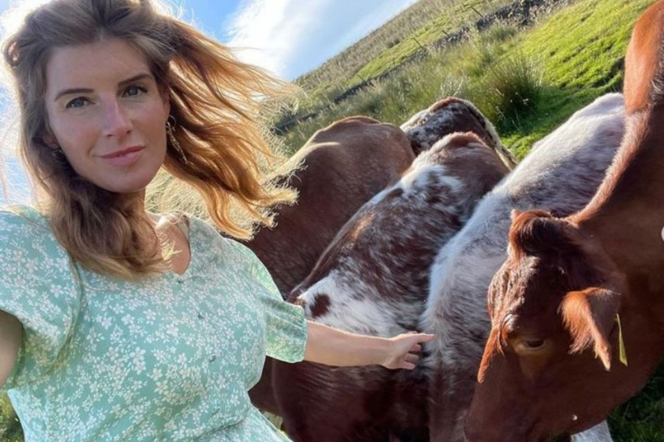 Amanda took to her Instagram account to update fans on life on the farm