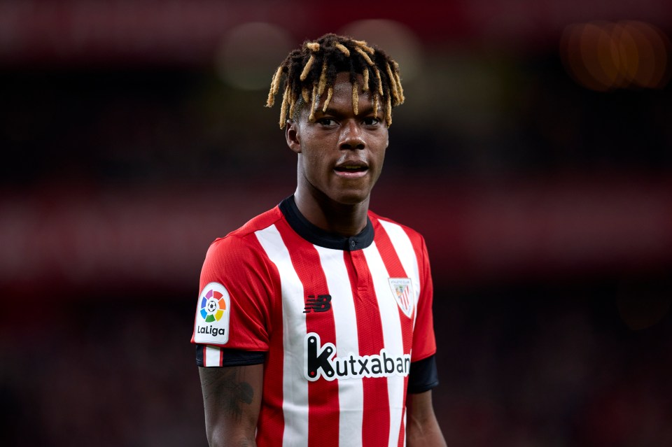 Liverpool are chasing a £45m deal for Athletic Bilbao star Nico Williams