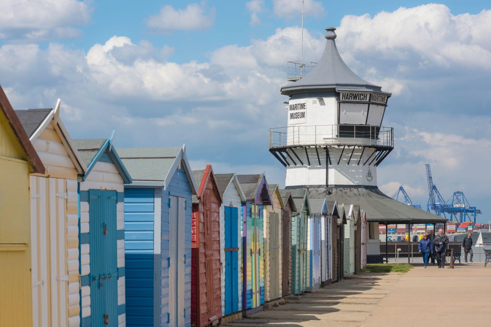 Harwich has direct ferry links to Europe