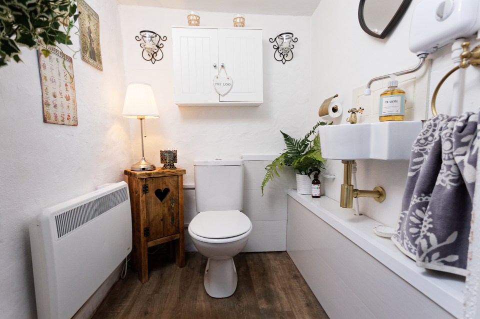 Pauline and Peter refurbished their garden toilet for her birthday in June 2020