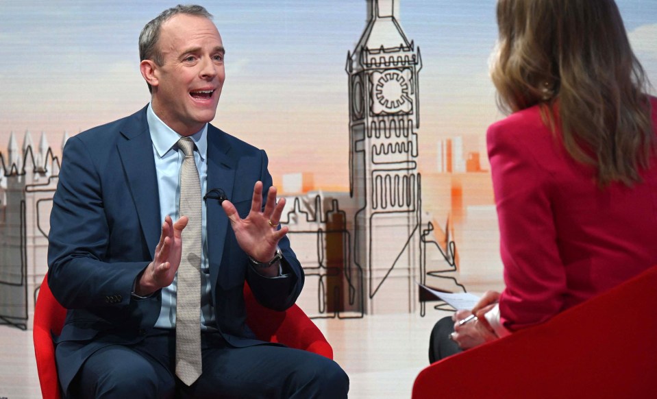 Dominic Raab said he will review Brown’s parole bid ‘rigorously’ after The Sun revealed Joanna’s kids are terrified