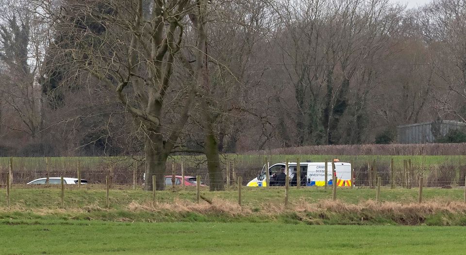 Police cordoned off an area less than a mile from where she was last seen