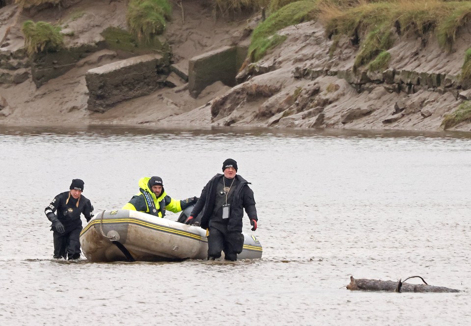 Cops are continuing to scour the coastline in Morecambe Bay at the mouth of the River Wyre as they continue to search for Nicola