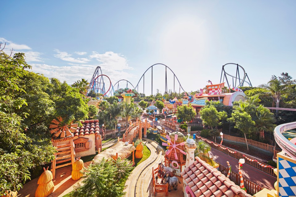 The park is home to some of Europe’s most exciting rides with more than 40 attractions