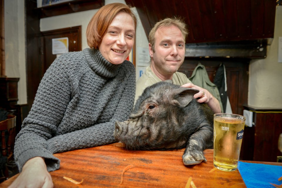 Vicky and Ian are the pub landlords and Frances's owners