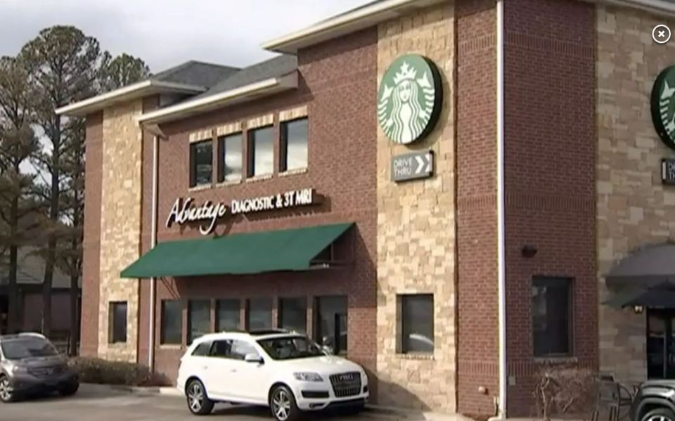 The local Starbucks has blamed the blunder on a network issue