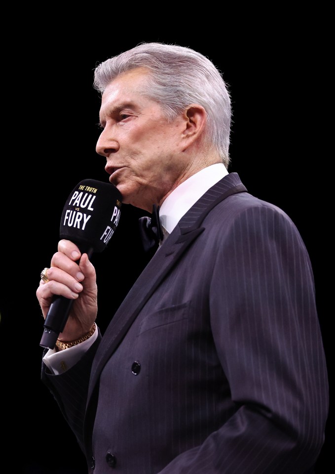 Michael Buffer was on announcing duties for the latter part of the Jake Paul vs Tommy Fury card