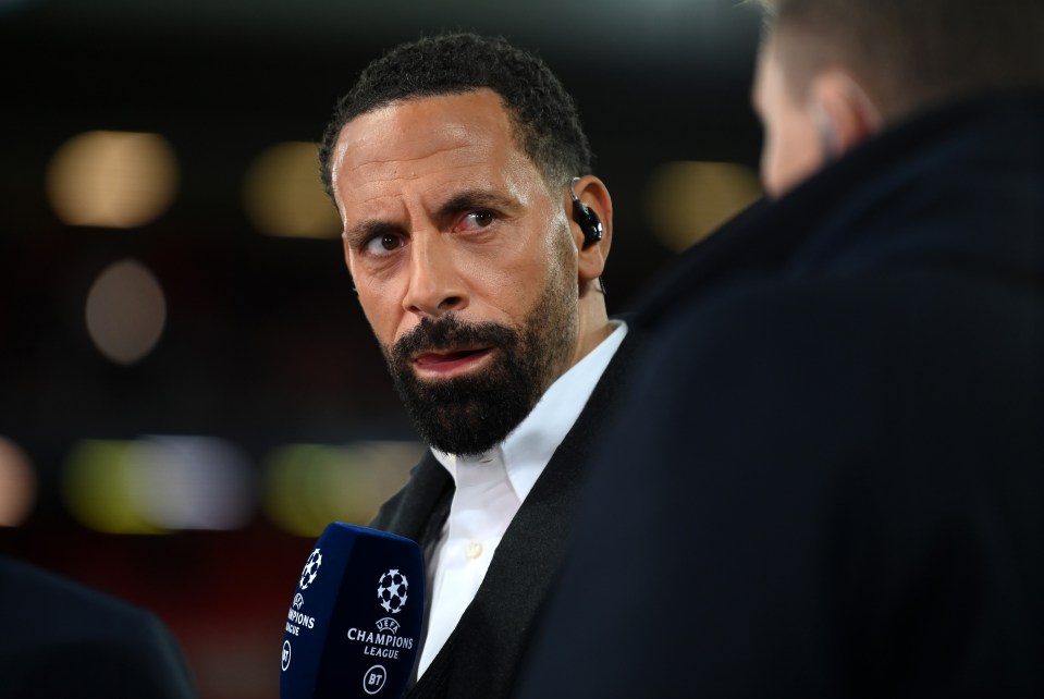 Ferdinand is carving out a career a pundit following his long and successful playing days