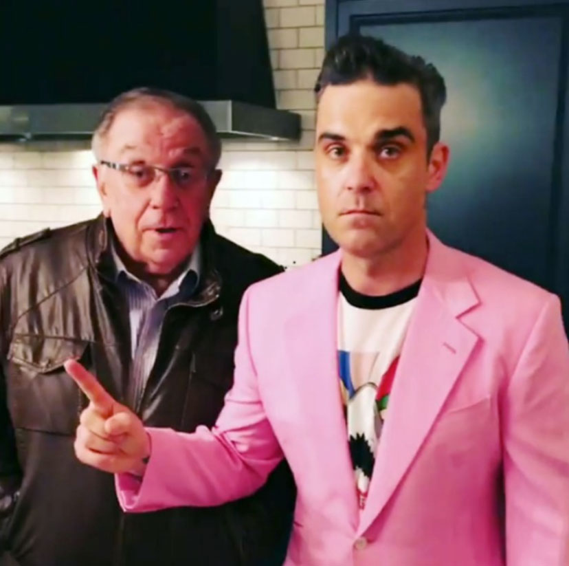 Robbie revealed Pete was suffering from Parkinson's disease in 2020