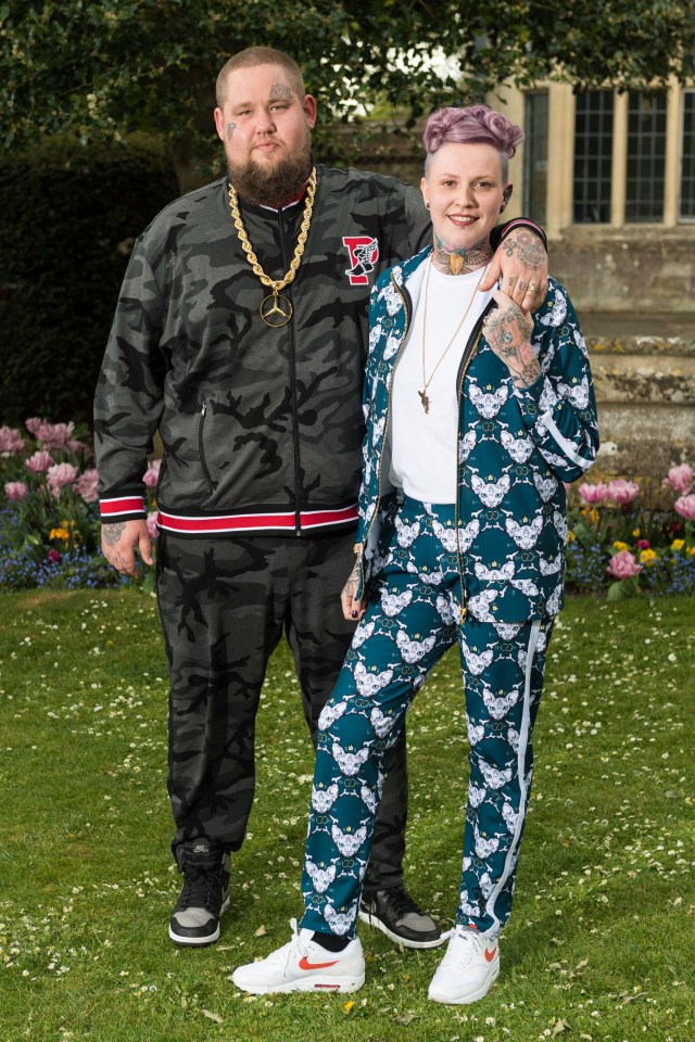 Rag’n’Bone Man and Beth Rouy during their wedding at Lewes in 2019.