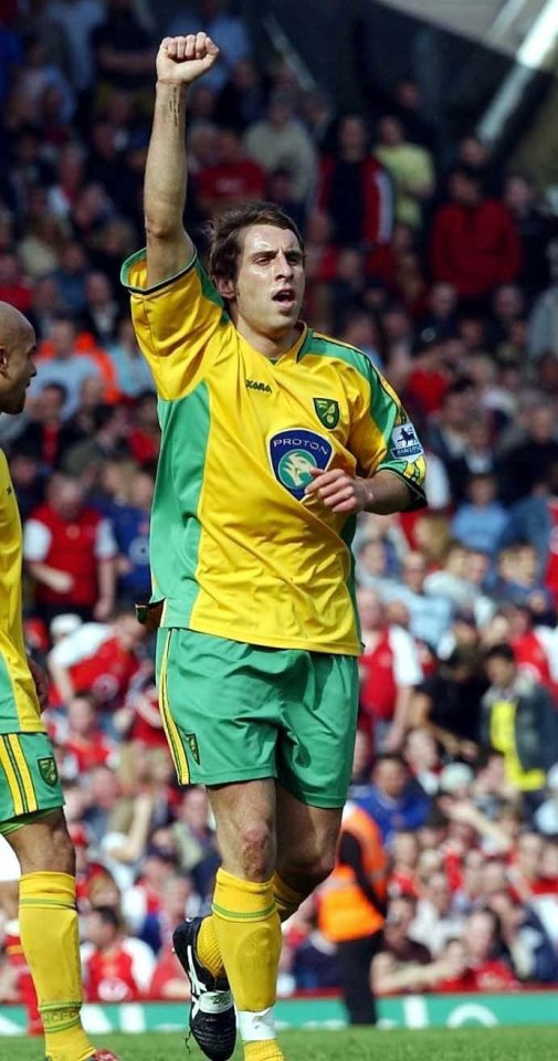 Darren Huckerby enjoyed this goal against Arsenal back in the day