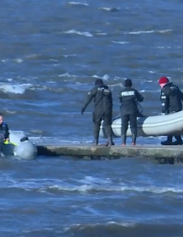 The search yesterday took to the mouth of the river into Morecambe Bay