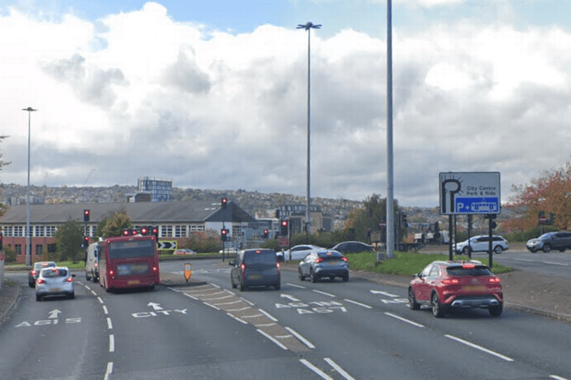 The crash happened on the A57 Sheffield Parkway